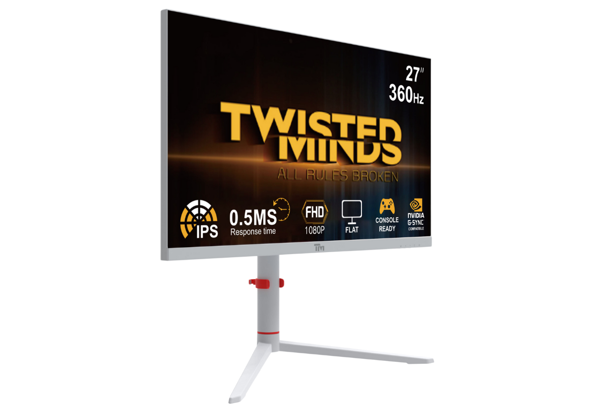 TWISTED MINDS ARTIC PRO-SERIEN 27" FHD - 360HZ - VIT