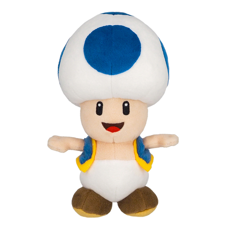 Super Mario Blue Toad Bamse – 20 cm