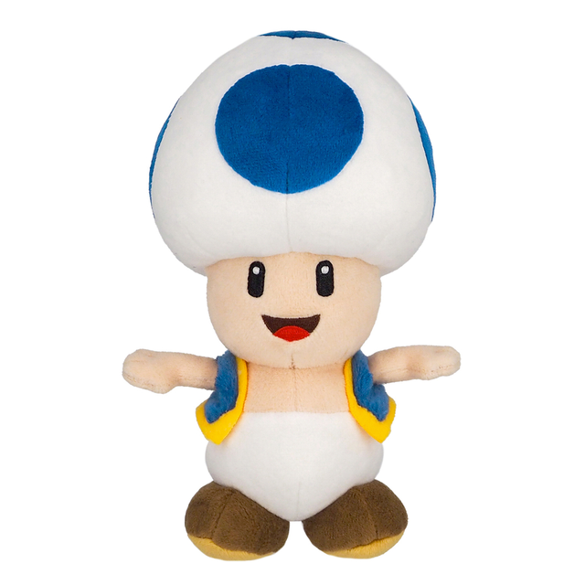 Super Mario Blue Toad Bamse – 20 cm