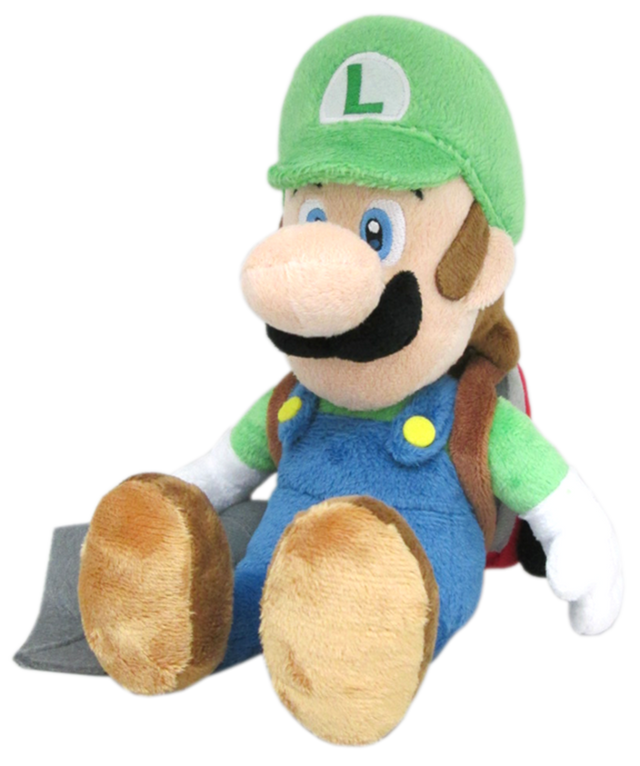 Luigi’s Mansion Luigi med Poltergust Bamse – 25 cm