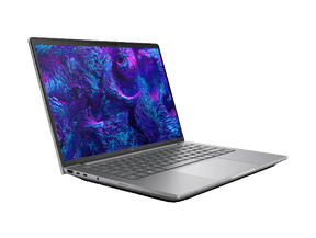 HP ZBook 8 G1i – 16" WUXGA, Ultra 7 255H, 16 GB, 512 GB – bærbar skråt forfra