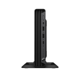 HP Elite Mini 800 G9 – Core i5-14500, 16 GB RAM, 512 GB SSD – mini-PC vist lodret i holder