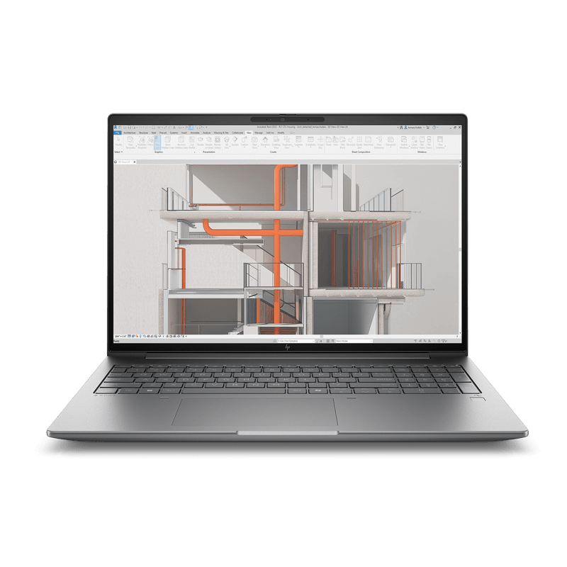 HP ZBook X G1i – 16" WUXGA, Ultra 7 255H, 32 GB, 1 TB – bærbar med åben skærm