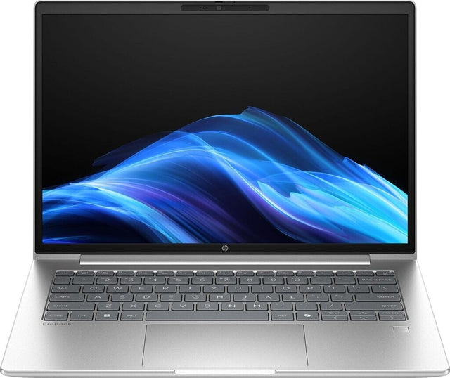 HP ProBook 4 G1i – 14" WUXGA, Ultra 7 255U, 24 GB, 512 GB – bærbar med åben skærm forfra