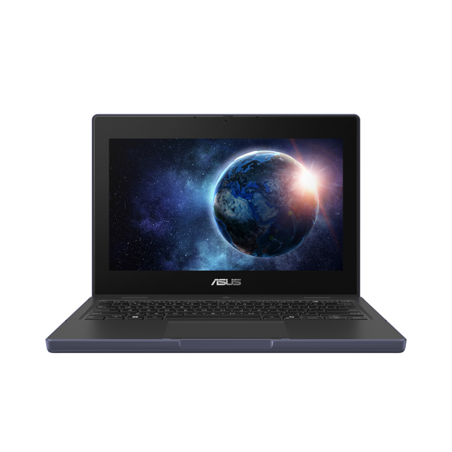 ASUS BR1104CTA-N00292XA i Mineral Grey, åben 11,6-tommer computer set forfra