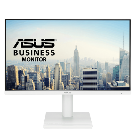 ASUS VA249QGS-W – 23,8 tommer, Full HD, 120 Hz – Hvid – skærm set forfra