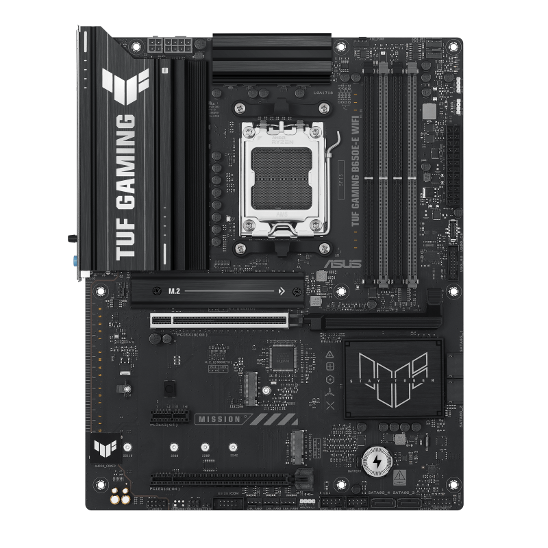 TUF GAMING B650E-E WIFI – bundkort set forfra