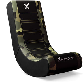 XRocker - Geo Camo Kids Gaming Chair - Green X-Rocker