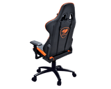 Cougar Armor Sort/Orange - Gamer stol - PU Læder - Op til 120 KG Cougar