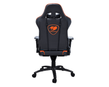 Cougar Armor Sort/Orange - Gamer stol - PU Læder - Op til 120 KG Cougar