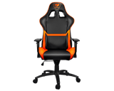Cougar Armor Sort/Orange - Gamer stol - PU Læder - Op til 120 KG Cougar