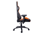 Cougar Armor Sort/Orange - Gamer stol - PU Læder - Op til 120 KG Cougar