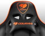 Cougar Armor Sort/Orange - Gamer stol - PU Læder - Op til 120 KG Cougar