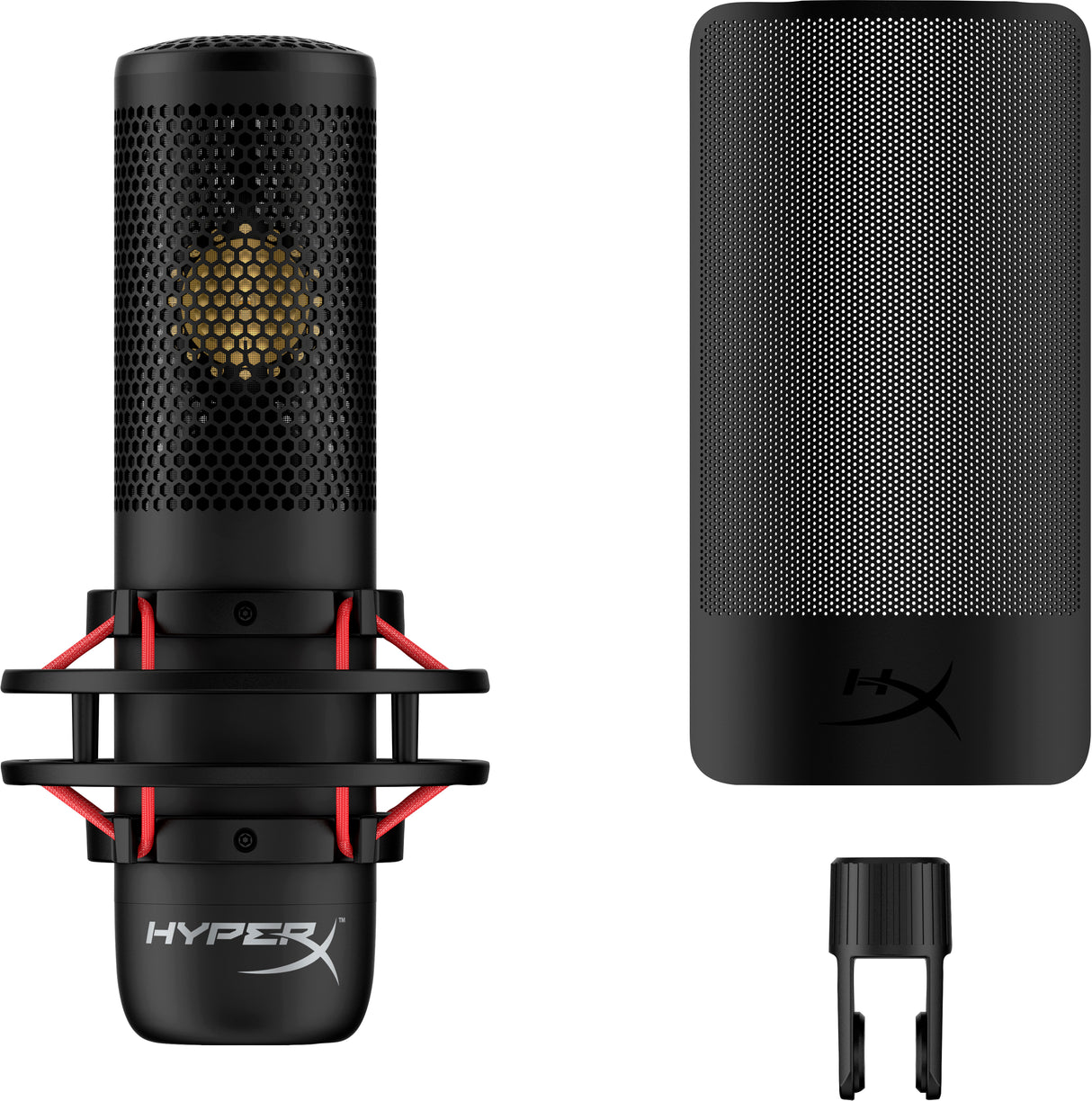 HyperX ProCast Mikrofon - Röd