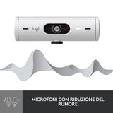 Logitech BRIO 500 1920 x 1080 webbkamera med gänga