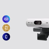 Logitech BRIO 500 1920 x 1080 webbkamera med gänga