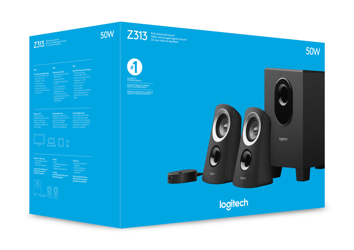 Logitech Z-313 2.1-kanals högtalarsystem