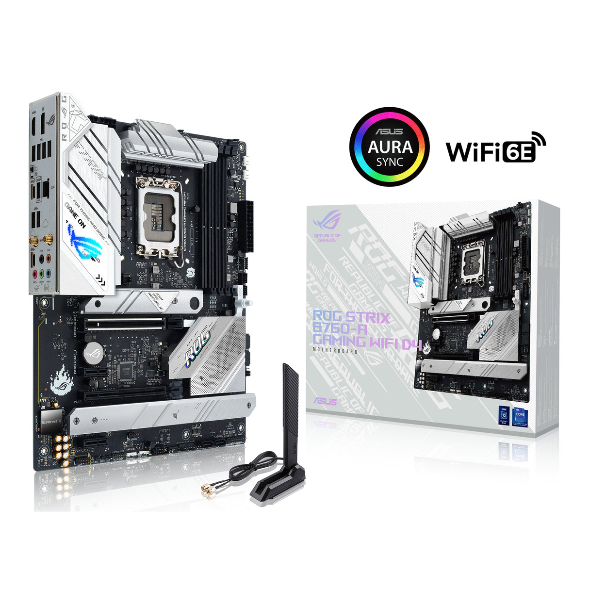 ASUS ROG STRIX B760-A GAMING WIFI D4 (ATX, B760, LGA 1700, DDR4) - Moderkort