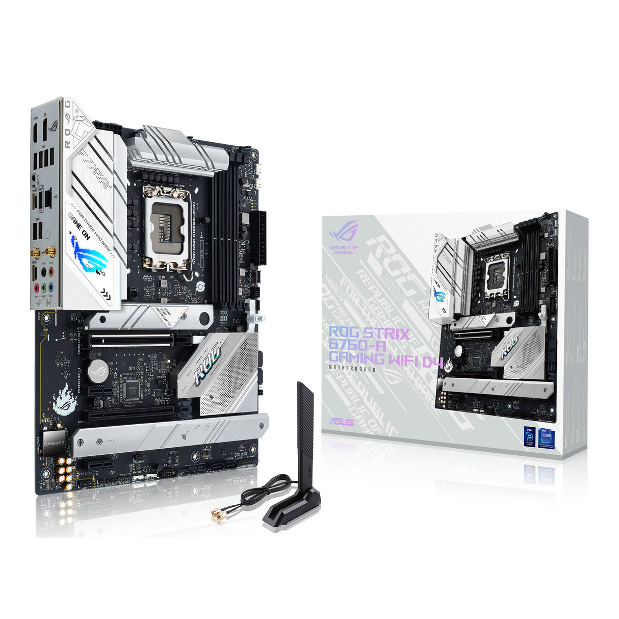 ASUS ROG STRIX B760-A GAMING WIFI D4 (ATX, B760, LGA 1700, DDR4) - Moderkort