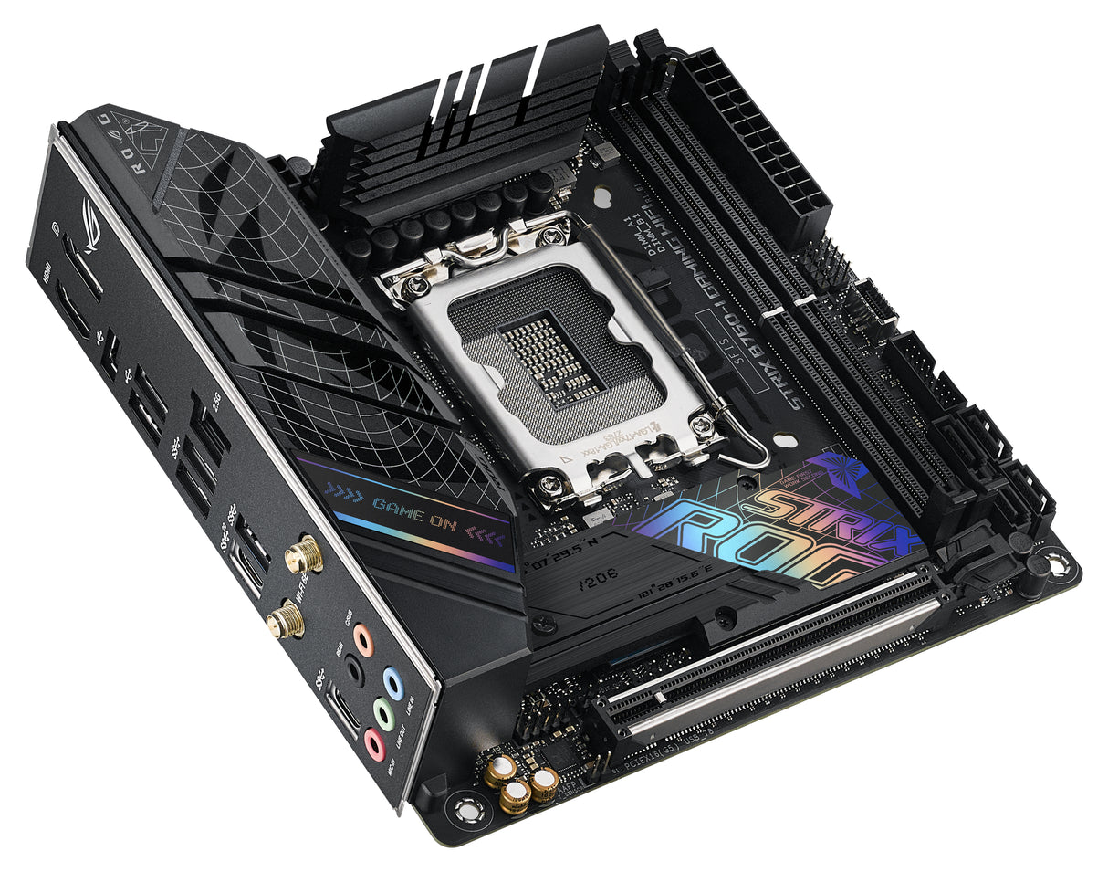 ASUS ROG STRIX B760-I GAMING WIFI (mITX, B760, LGA 1700, DDR5) - Moderkort