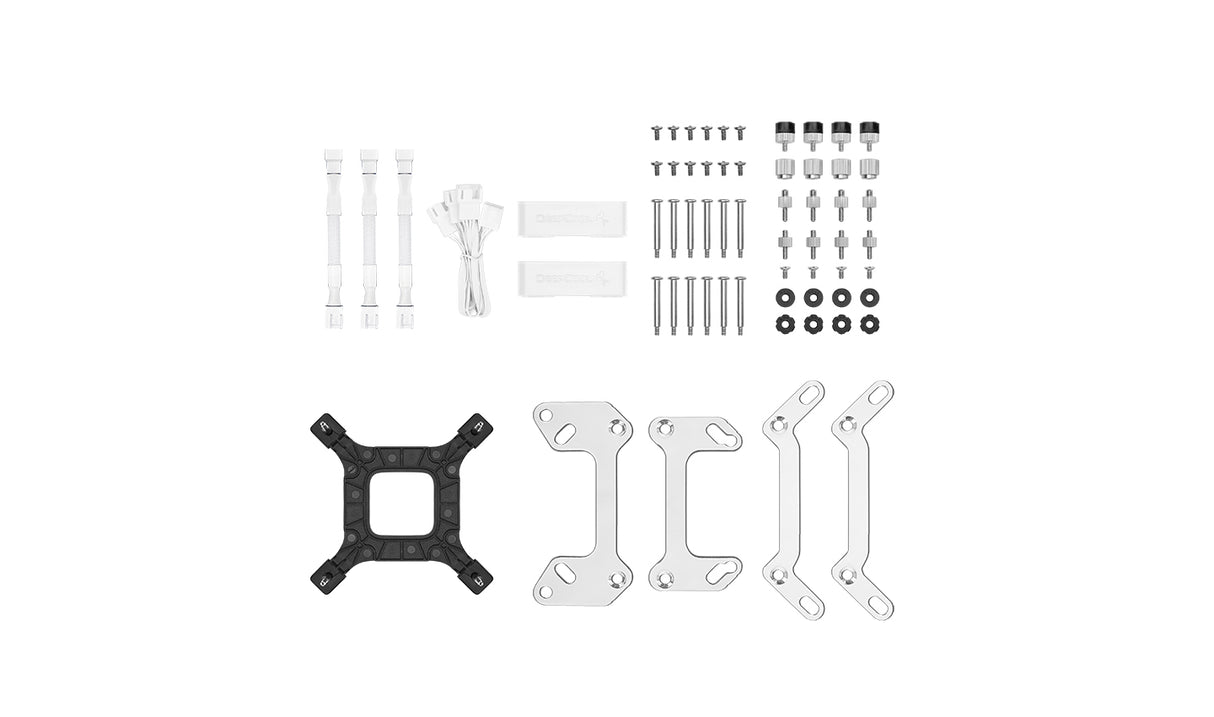 Deepcool LT720 Processorvätskekylningssystem 1-pack Vit 120 mm