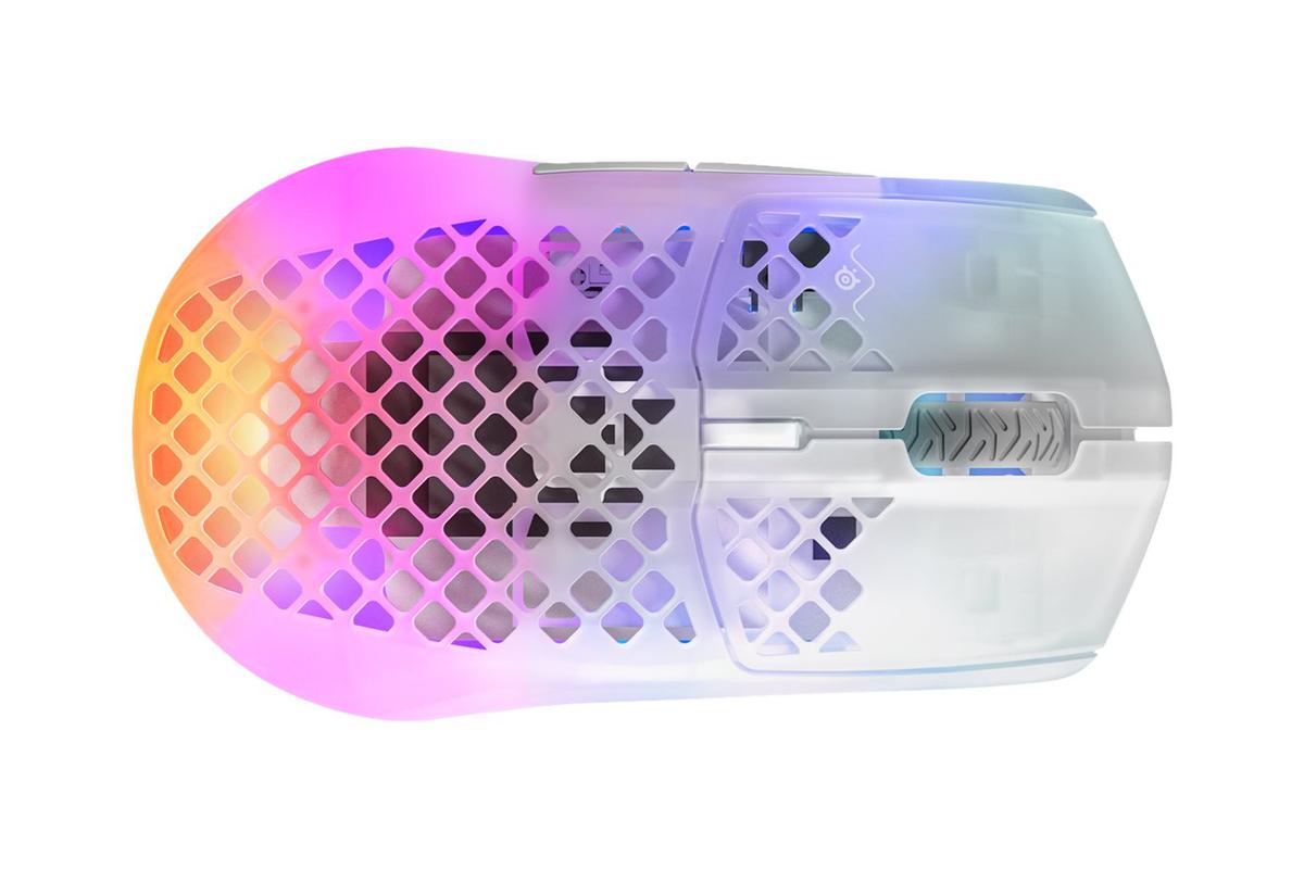SteelSeries Aerox 3 Ghost White – Trådlösa