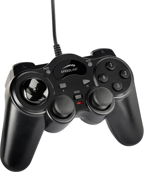 SpeedLink Thunderstrike Gamepad USB / Svart