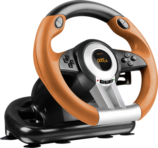 SpeedLink Drift OZ Racing Wheel - PC - Svart/Orange