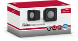 SpeedLink - TWOXO Stereohögtalare, svart 