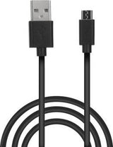 SpeedLink STREAM Spela &amp; ladda USB-kabel - för PS4, svart 