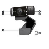 Logitech HD Pro Webcam C922 Trådbunden webbkamera