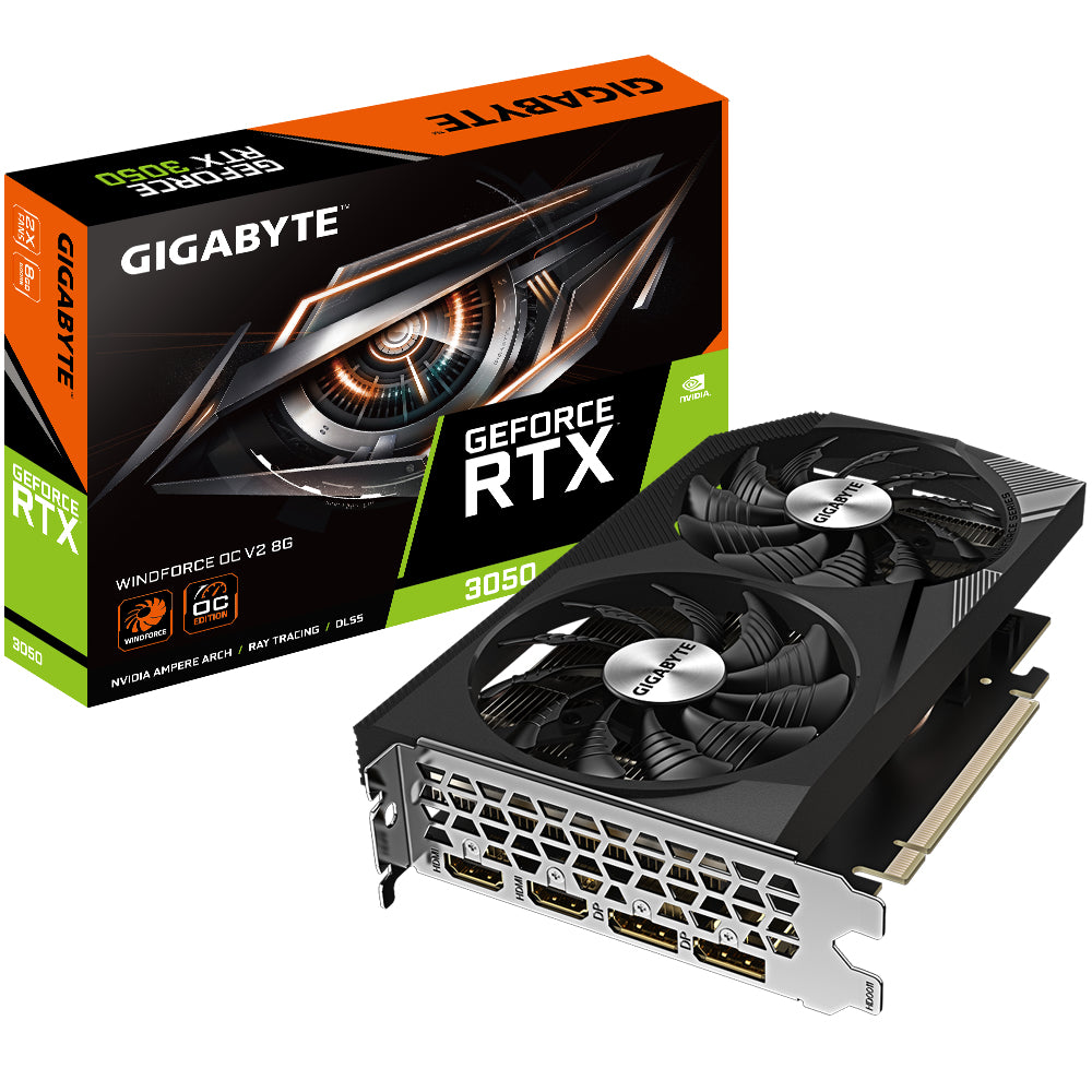 Gigabyte GeForce RTX 3050 WINDFORCE OC V2 8GB