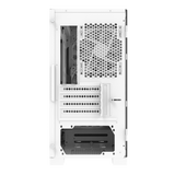 Montech Air 100 ARGB Vit - Micro ATX, härdat glas, 4x ARGB-fläktar ingår