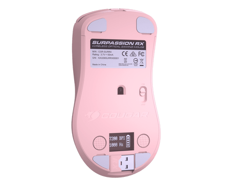 Cougar Surpassion RX Optisk Trådløs Pink Cougar