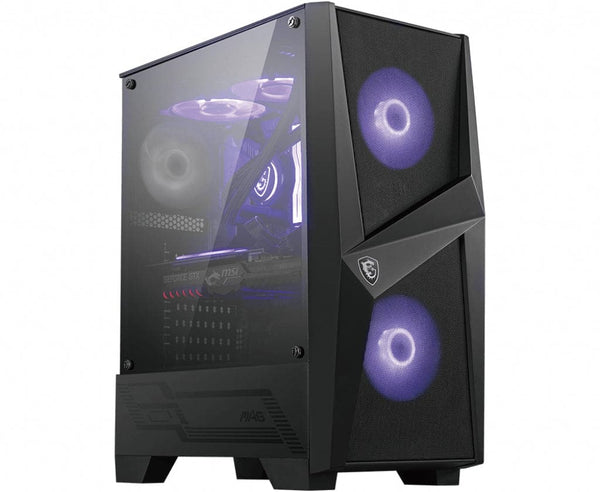 MSI MAG Forge 100R Tower ATX Ingen strömförsörjning Svart