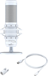 HyperX QuadCast S Mikrofon - Vit
