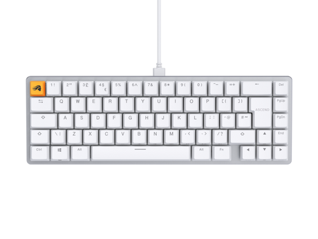 Glorious GMMK 2 Compact 65% - Fox switch, NO-Layout - Hvid Glorious