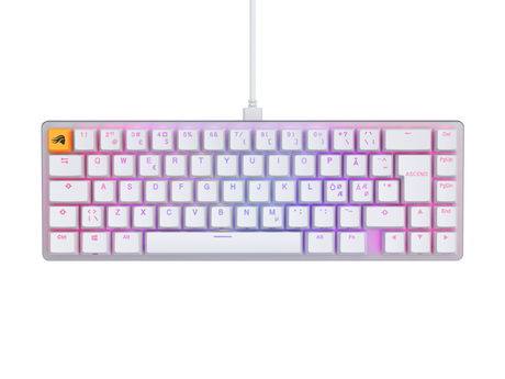 Glorious GMMK 2 Compact 65% - Fox switch, NO-Layout - Hvid Glorious
