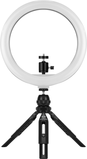 Streamplify LIGHT 10 Ring Light, 25,4cm, 5V USB - Sort Streamplify