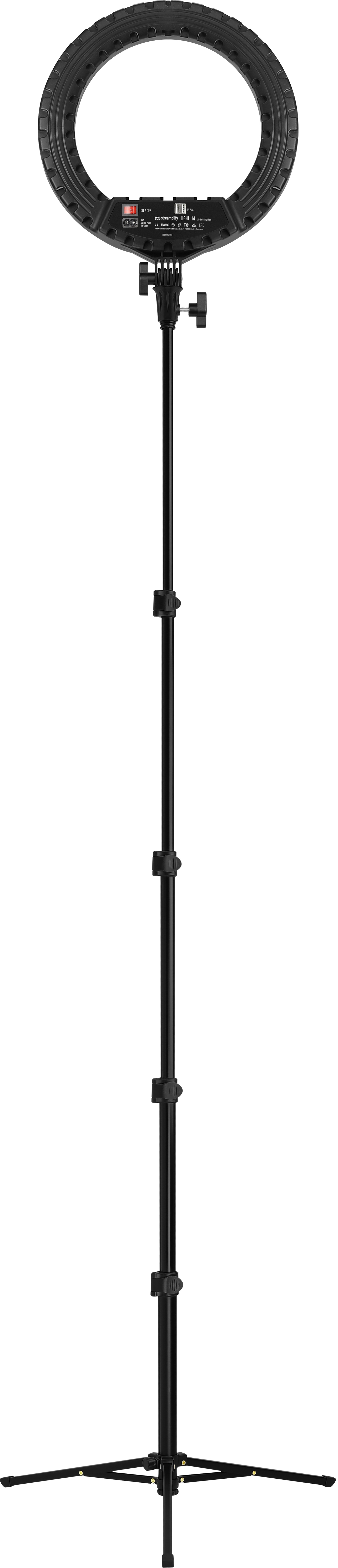 Streamplify LIGHT 14 Ring Light, 35,6cm, 230V - Sort Streamplify