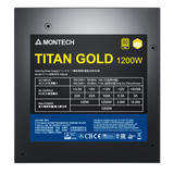 Montech Titan 1200W - Full modulär, 80+ guld &amp; Cybenetics Gold, ATX 3.0, 12VHPWR-kontakt