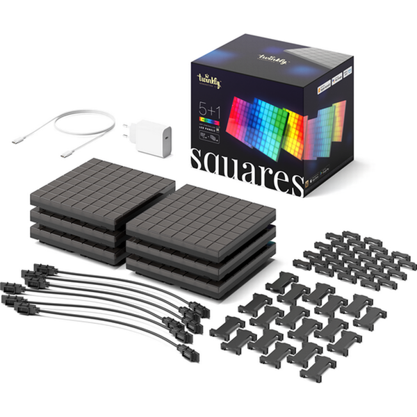 Twinkly Squares startpaket för spelpaneler