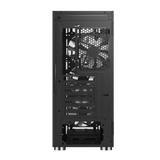 Montech X3 Glas Sort - 6 Fans Inkluderet (Statisk RGB) - Tempereret Glas Side