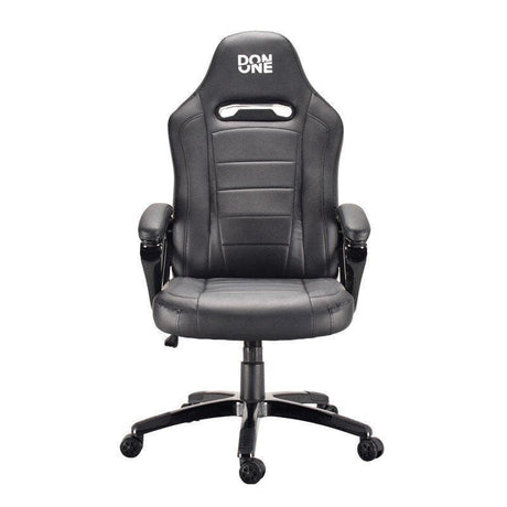 DON ONE - Belmonte Gamer Stol Sort - PU Læder - Op til 150 KG DON ONE