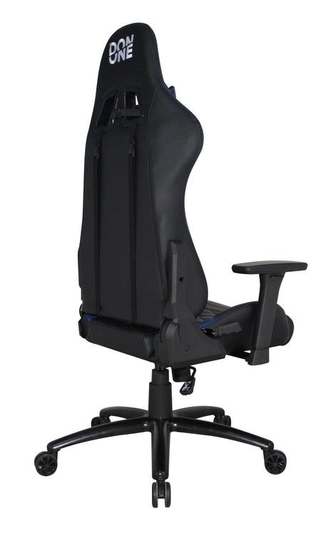 DON ONE -GC300 GAMING STOL Sort/Blå  - PU Læder - Op til 120 KG DON ONE