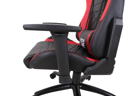 DON ONE -GC300 GAMING STOL Sort/Rød - PU Læder - Op til 120 KG DON ONE