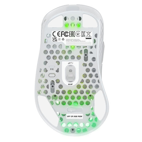 Xtrfy M4 Wireless RGB, Gaming Mouse, White Xtrfy
