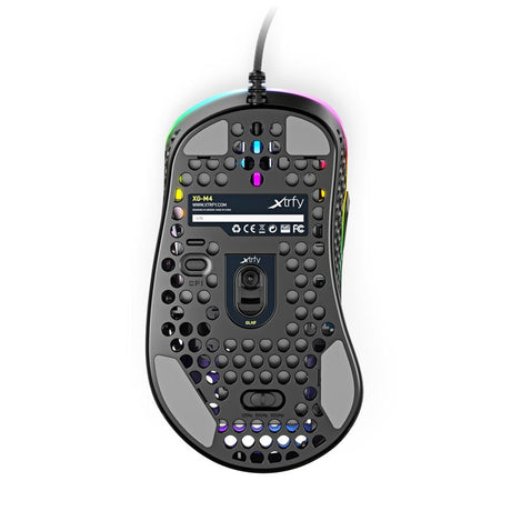 Xtrfy M4 RGB, Gaming Mouse, Black Xtrfy