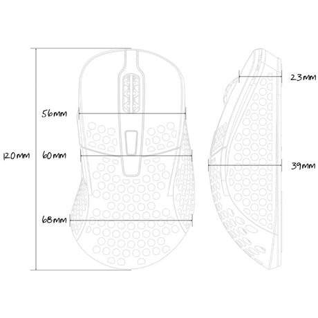 Xtrfy M4 RGB, Gaming Mouse, Retro Xtrfy