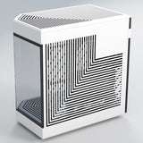 Hyte Y60 Midi Tower - Black/White, PCI-e 4.0, Panoramic Glass View HYTE
